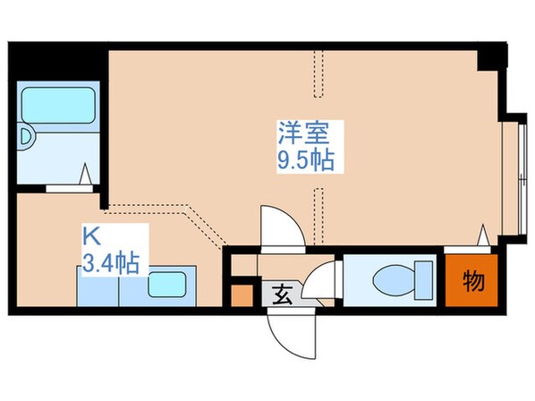 アルコン平岸３・４の物件間取画像